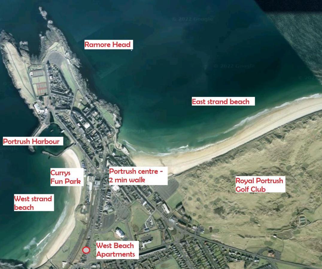 1 West Beach - Dog Friendly - Portrush By The Sea Exterior foto
